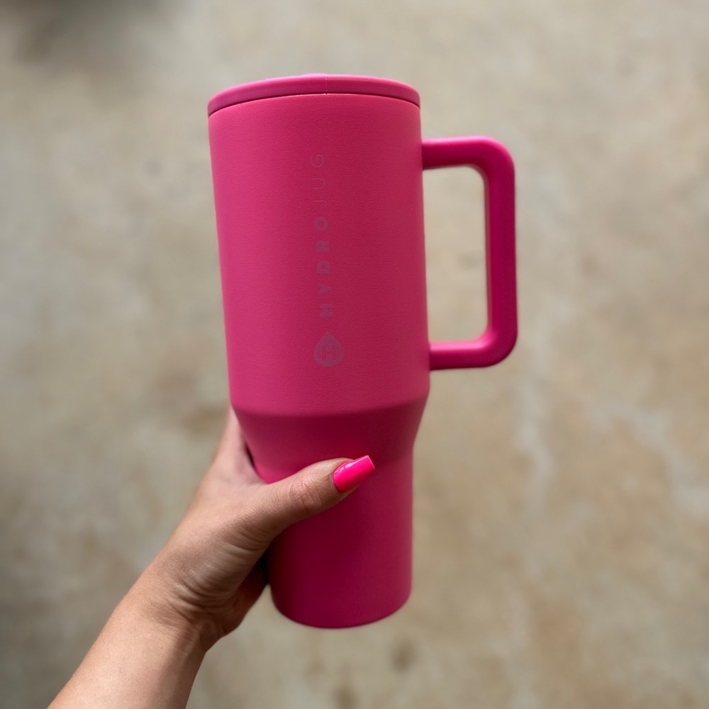 Neon pink hydrojug traveler (40oz)